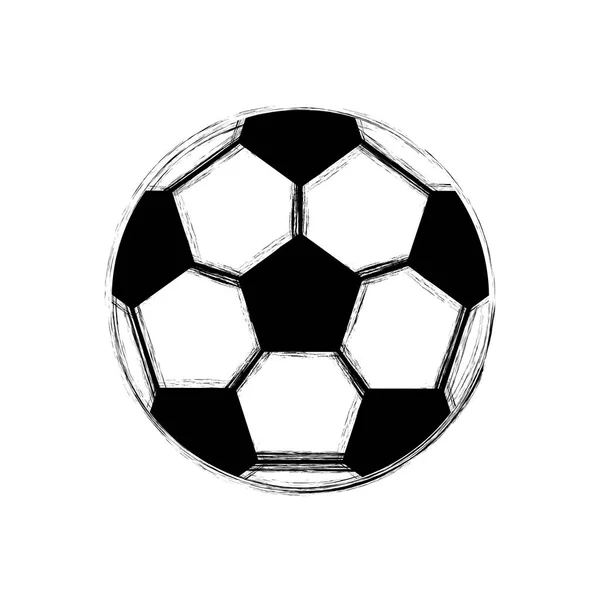 Izolovaný fotbalový míč — Stockový vektor