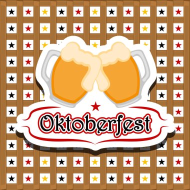 Bira bardağı dokulu arka plan üzerinde çifti