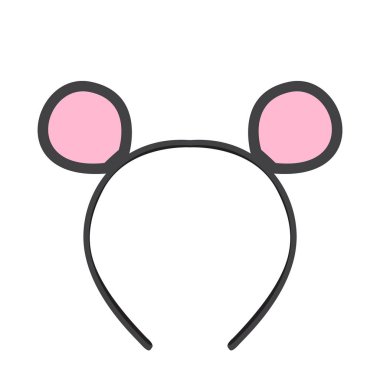 Fare kulaklı izole bandı simgesi