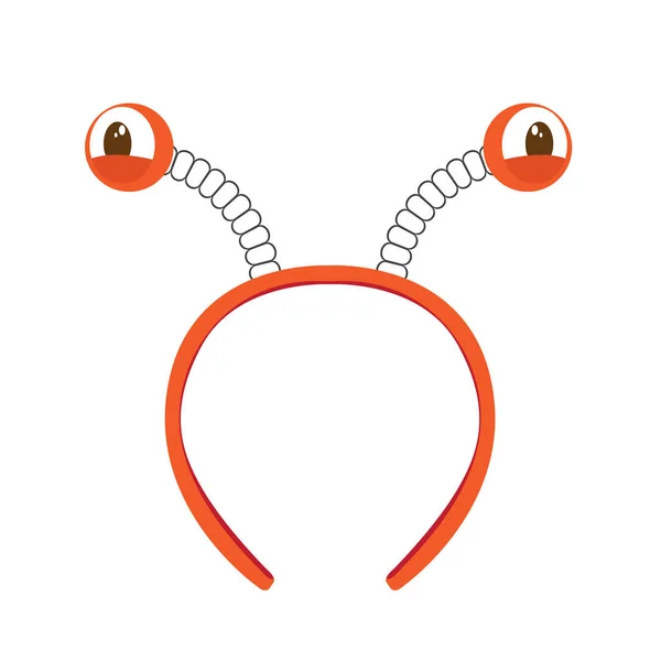 Isolerade pannband ikonen med krabba ögon — Stock vektor