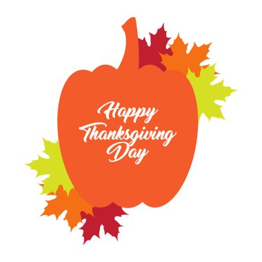 Balkabağına yaprakları ile silüeti