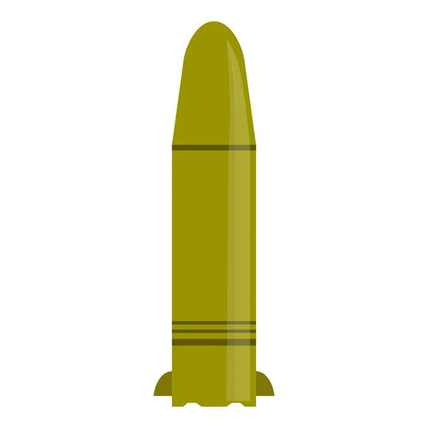 Icono de misil nuclear aislado — Archivo Imágenes Vectoriales