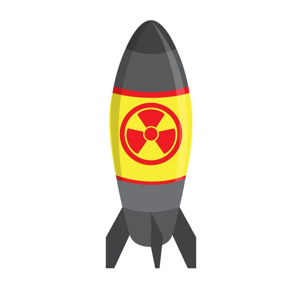 分離核ミサイル アイコン — ストックベクタ