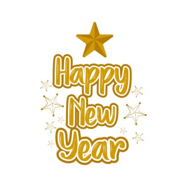 Mutlu yeni yıl süsleri ile