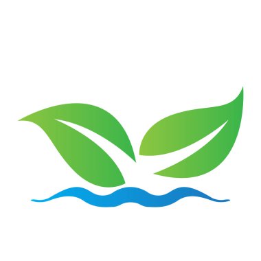 İzole soyut spa logosu