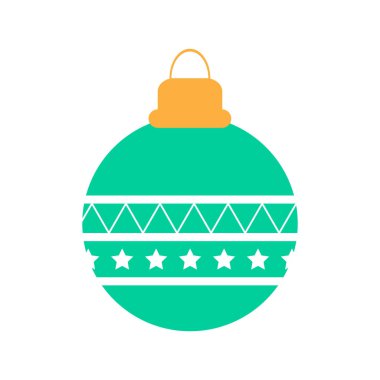 İzole edilmiş noel balosu simgesi