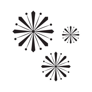 Kar taneleri izole Grup