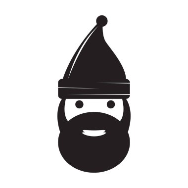 İzole Noel kardan adam avatar