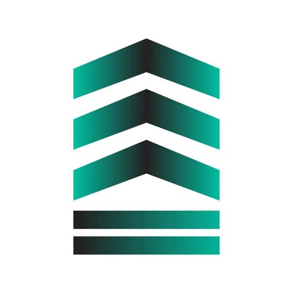 Logo aislado del edificio abstracto — Vector de stock