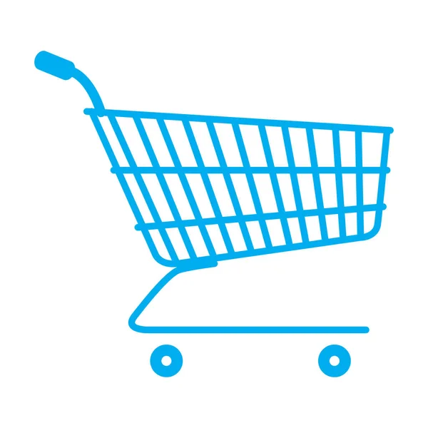 Icono de carrito de compras aislado — Vector de stock