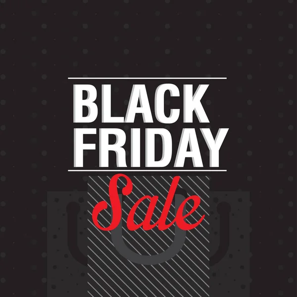 Black friday promotion image — Stock Vector