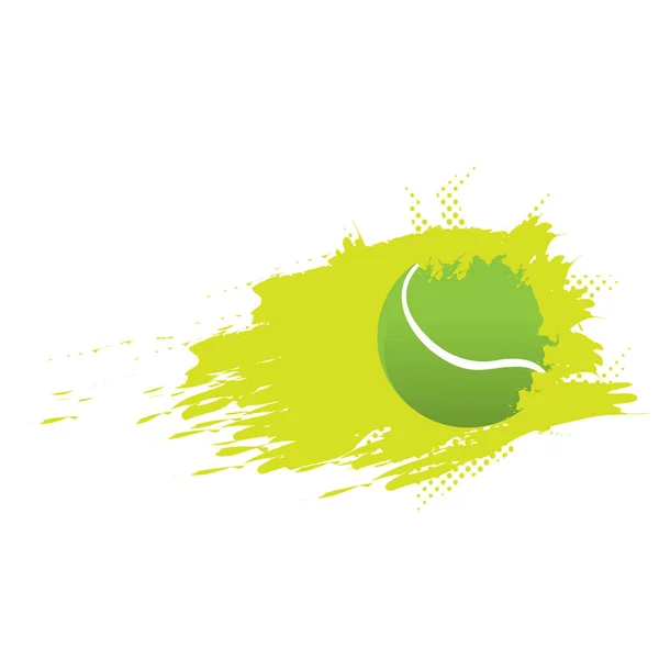 特殊効果のあるテニスのボールのアイコン — ストックベクタ
