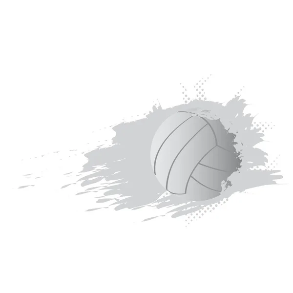 Volleyball ball icon with an effect — Stock Vector