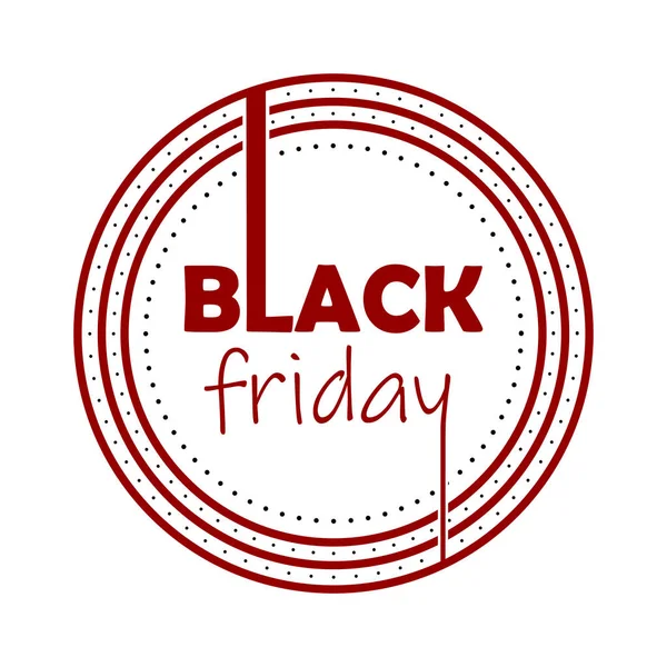 Black friday label — Stock Vector