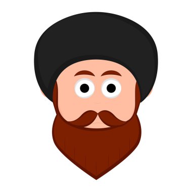 İzole hipster avatar