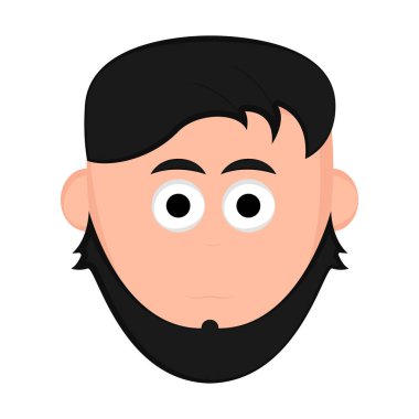 İzole hipster avatar