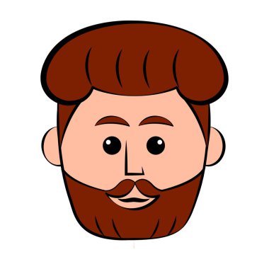 İzole hipster avatar