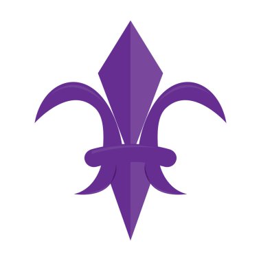 Mardi gras symbol. Fleur de lys