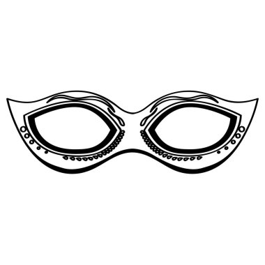 Anahat bir mardi gras maskesi