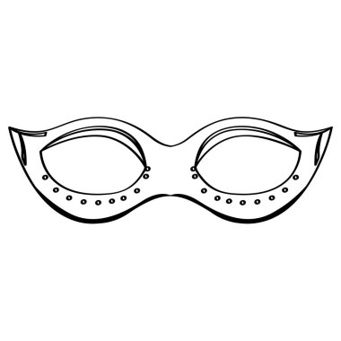 Anahat bir mardi gras maskesi