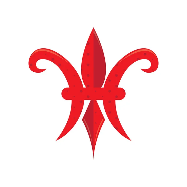 Mardi gras Symbol. Fleur de lys — Stockvektor