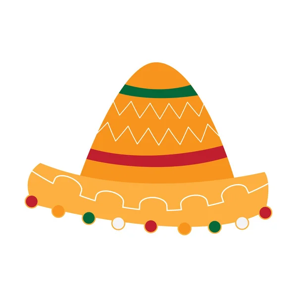 Chapéu mexicano tradicional — Vetor de Stock