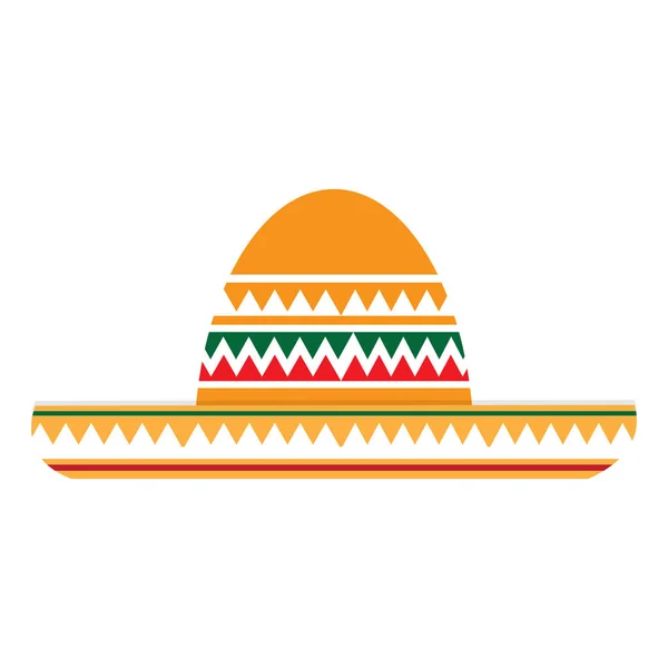 Traditionell mexikansk hatt — Stock vektor