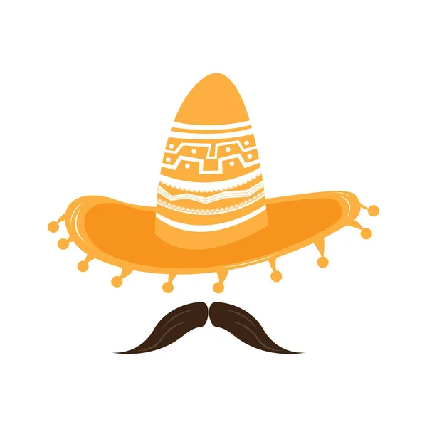 전통적 인 멕시코 모자 — 스톡 벡터