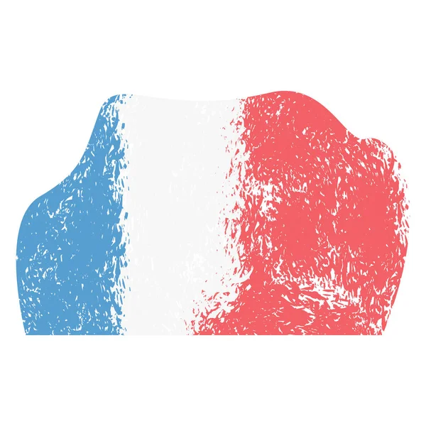 Абстрактный набросок флага Франции — стоковый вектор