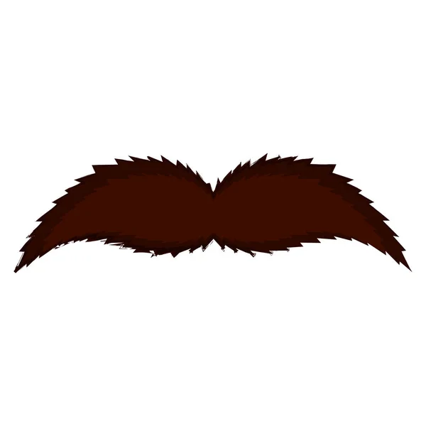 Isolated moustache icon — Stock Vector