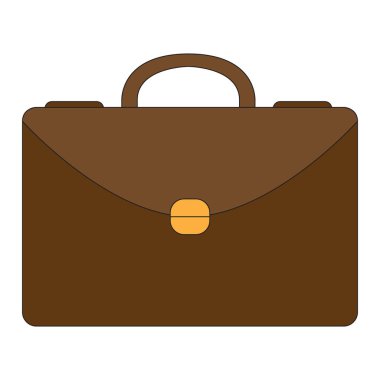 İzole iş bavul simgesi