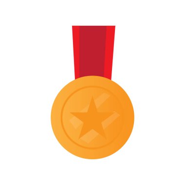 izole altın madalya