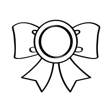 İzole altın madalya simgesi