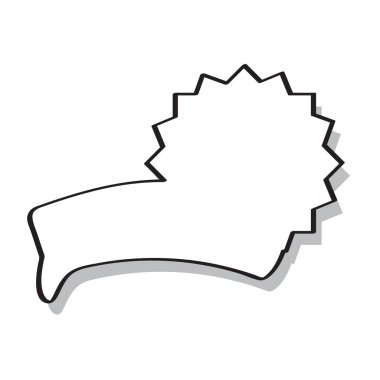 İzole boş kabarcık sohbet