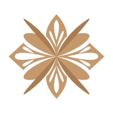 İzole edilmiş arabesk deseni