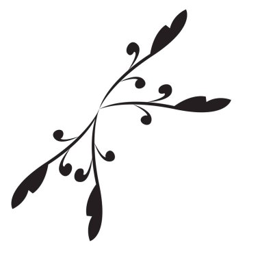 İzole edilmiş arabesk deseni