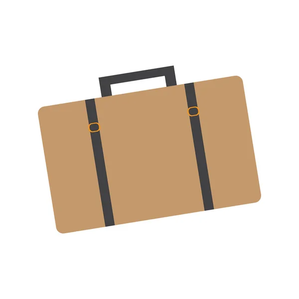 個別のビジネス スーツケース アイコン — ストックベクタ