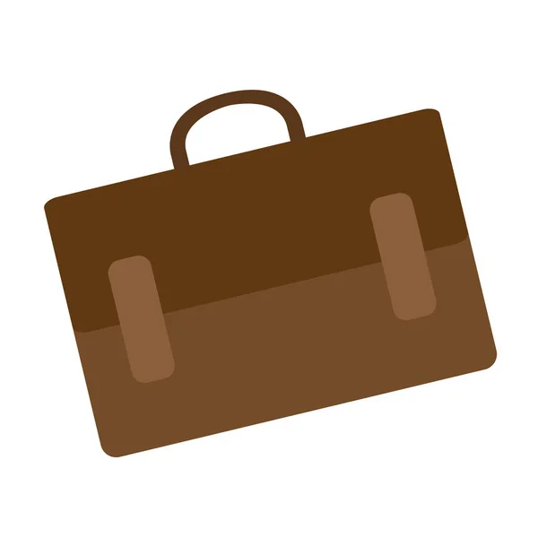 Isolated business suitcase icon — Stock Vector