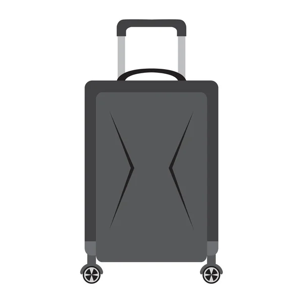 Elszigetelt utazási táska ikonra — Stock Vector