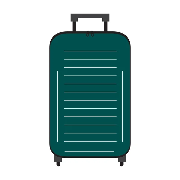 Isolated travel suitcase icon — Stock Vector