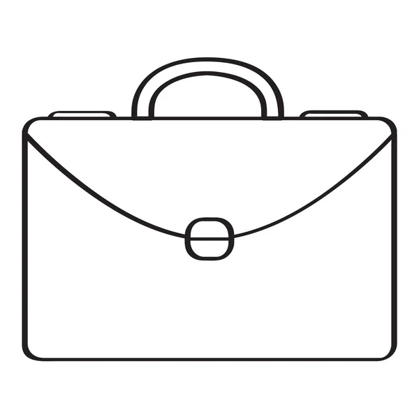 Icono de maleta de negocio aislado — Archivo Imágenes Vectoriales