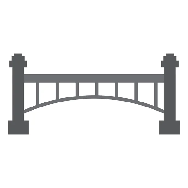 Estructura aislada del puente — Vector de stock