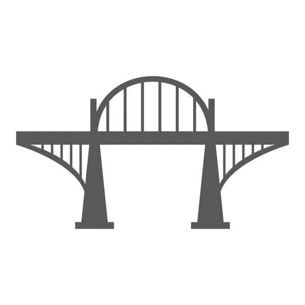 Estructura aislada del puente — Vector de stock