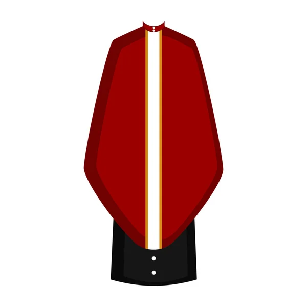 Isolated cassock image — Stock Vector