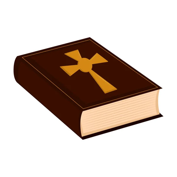 Icona della Bibbia sacra — Vettoriale Stock