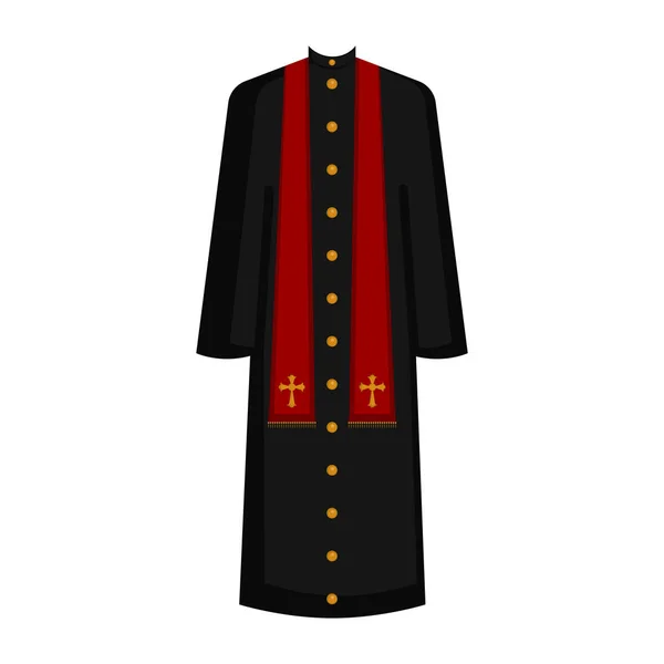 Isolated cassock image — Stock Vector