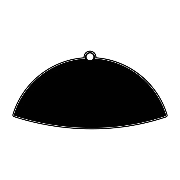 Chapeau Bishop silhouette — Image vectorielle