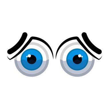 İzole hüzünlü gözleri