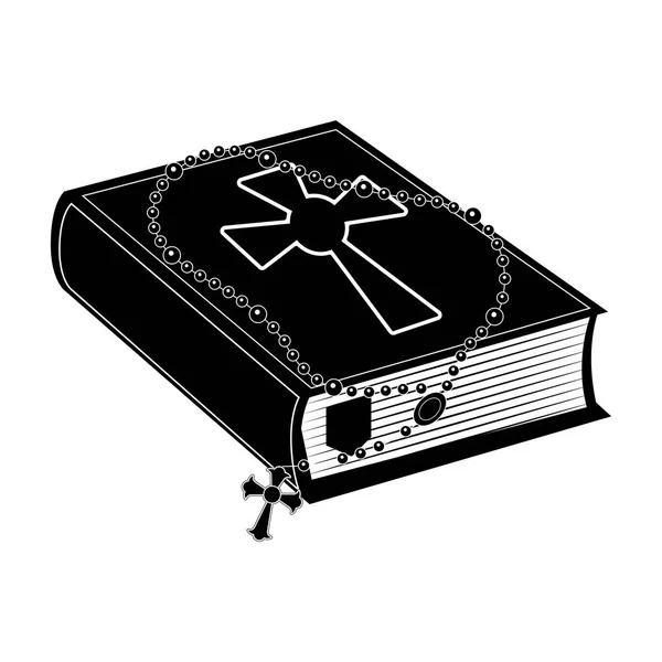 Αγία Γραφή σιλουέτα — Διανυσματικό Αρχείο