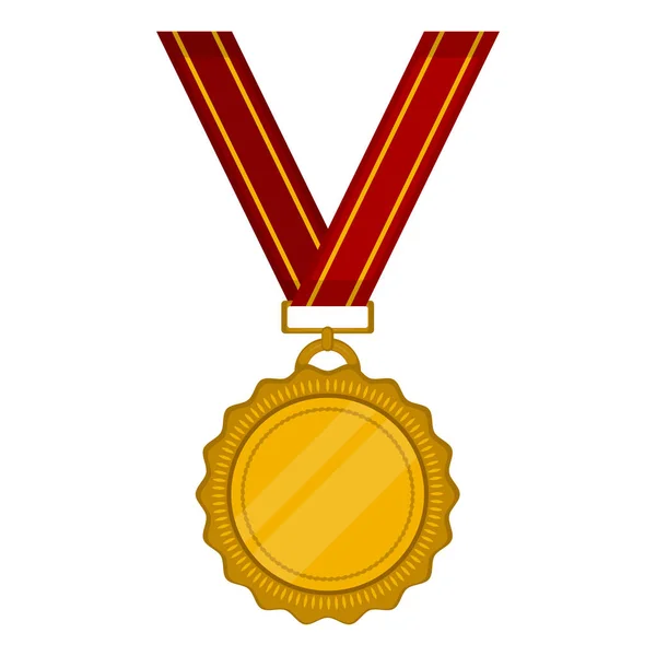 Golden medal icon — Stock Vector